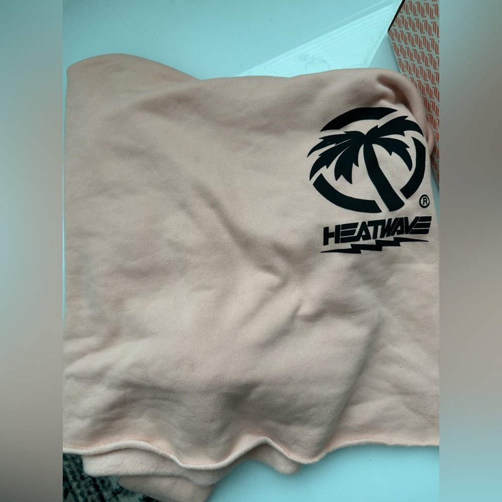 Heatwave cropped hoodie